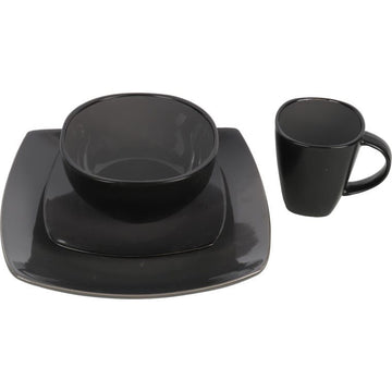 Komplet ceramicznej zastawy stołowej – 4 elementy