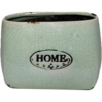 Osłonka ceramiczna Home miętowa 11 × 16 cm GOLIAT