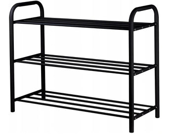Metalowy stojak na buty – 3 poziomy