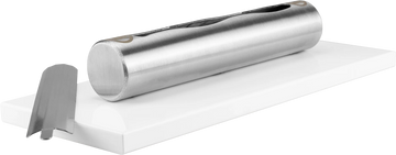 Biokominek wolnostojący Stainless – biały połysk