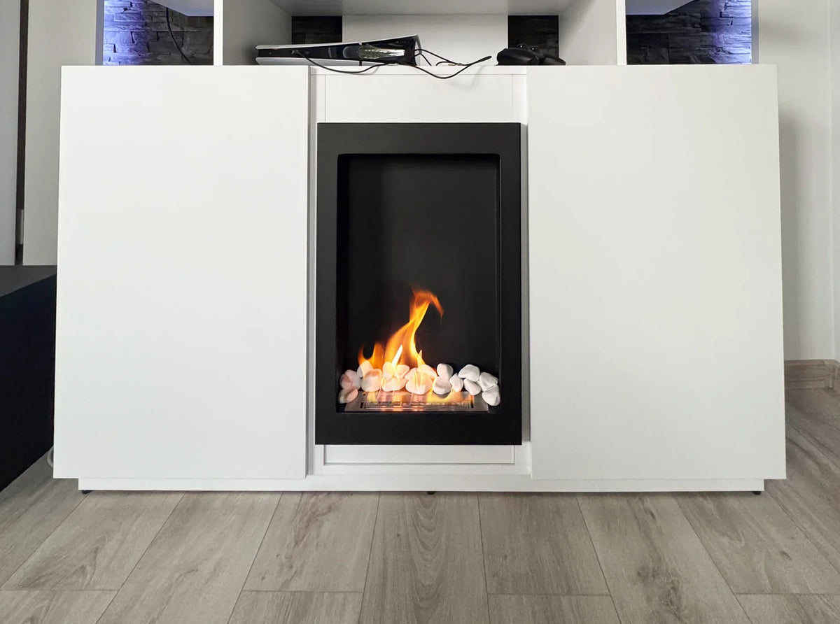 Biokominek wiszący Vertical czarny – BiokominkiGMT