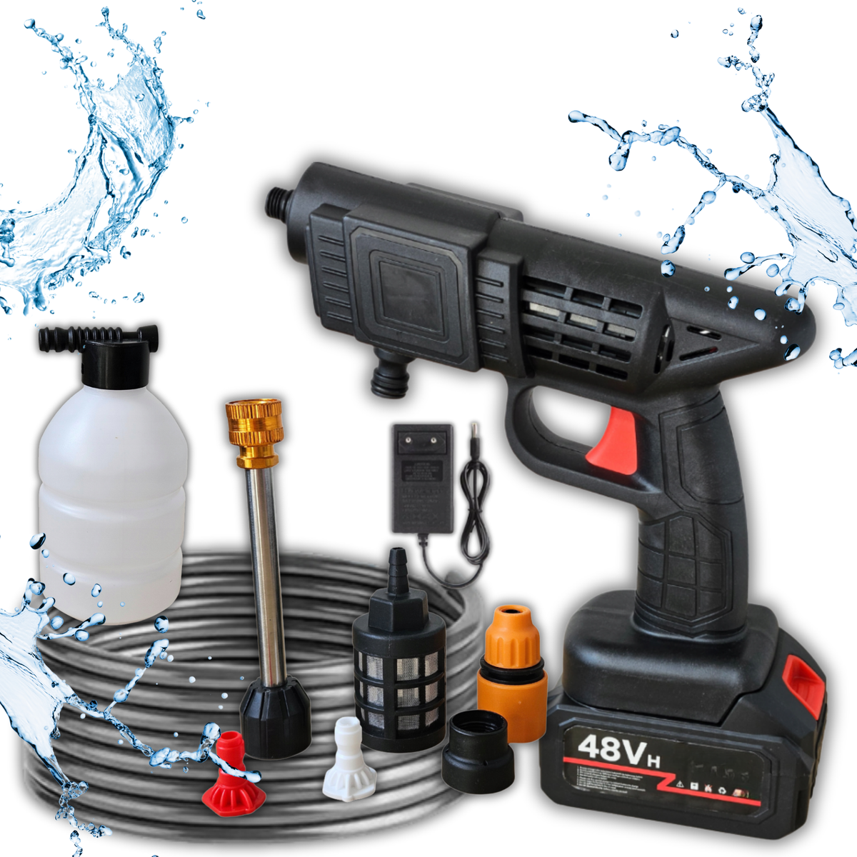 MYJKA CIŚNIENIOWA AKUMULATOROWA 48V DURABUILD + 2 x AKUMULATOR ZESTAW W WALIZCE