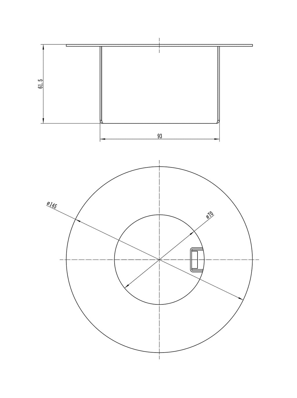 Palnik DIY okrągły BiokominkiGMT
