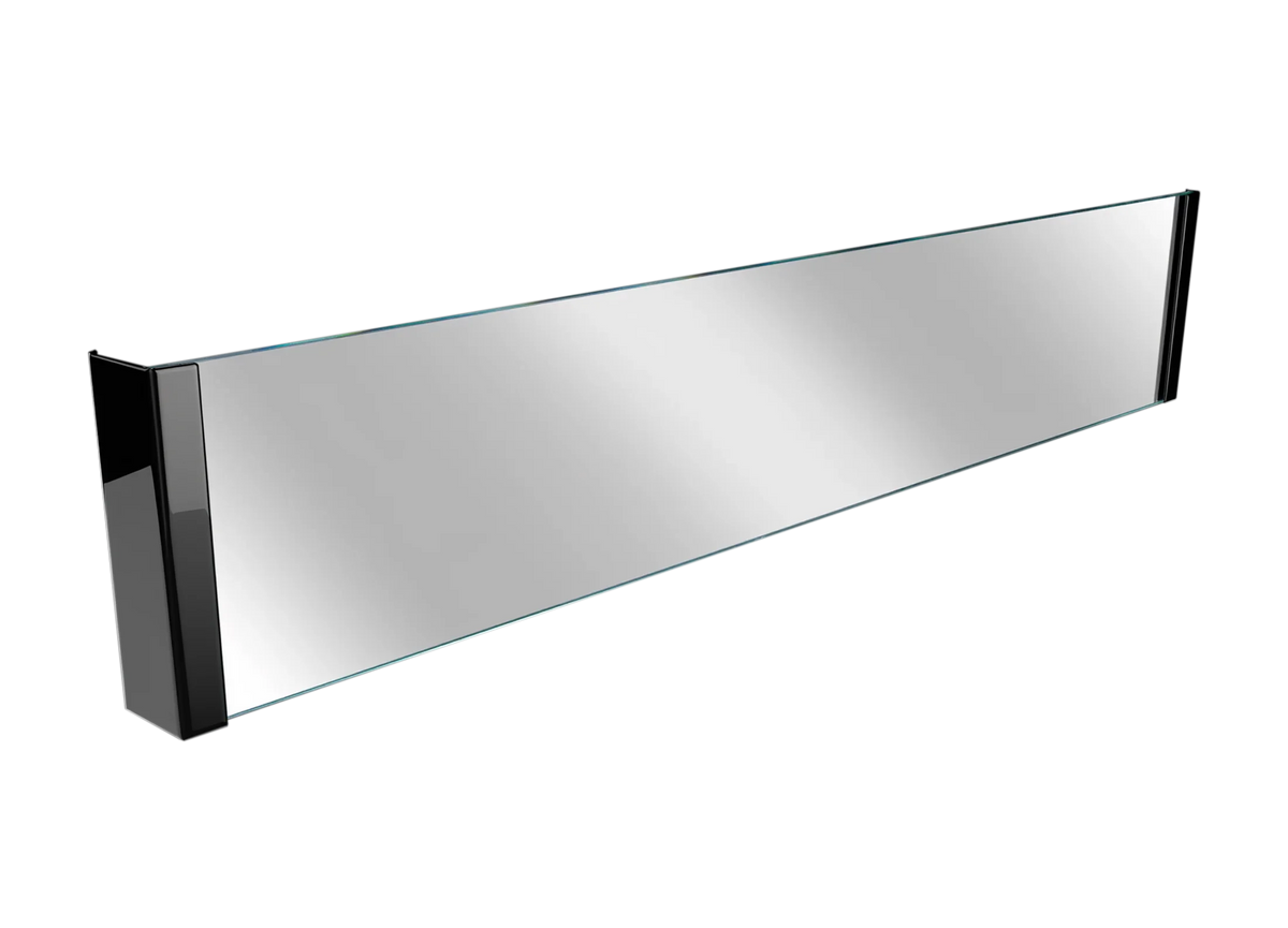 Szyba do biokominka 900 x 400 czarny połysk