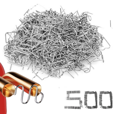 Zszywki faliste do plastiku 0,8 mm, 500 sztuk