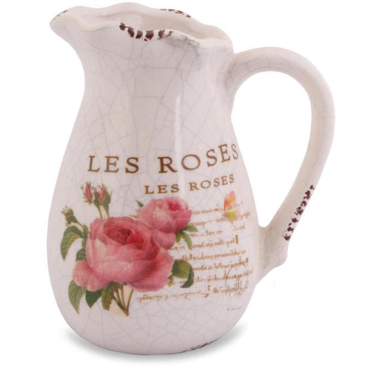 Ceramiczny dzbanek Rose Vintage 13 cm