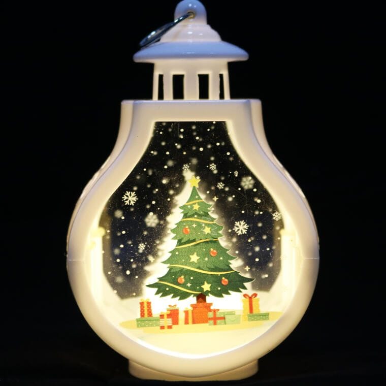 Lampion świąteczny LED z choinką Goliat – dodatkowy widok
