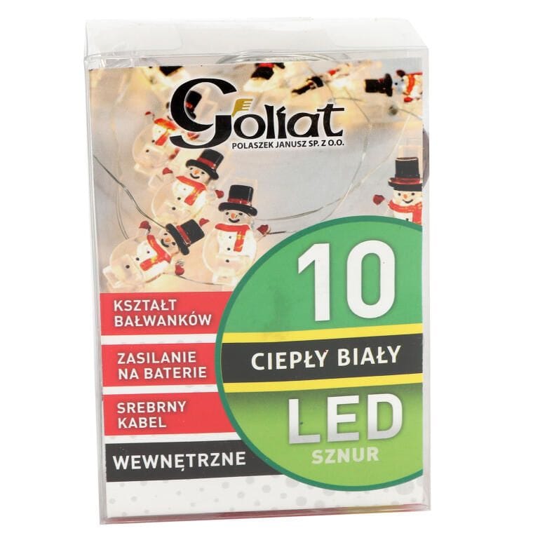 Girlanda LED z klamerkami Bałwanki do zdjęć, dodatkowy widok