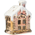 Ceramiczny lampion domek na tealight 9 cm