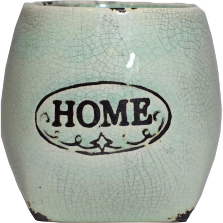 Osłonka ceramiczna Home miętowa GOLIAT YQ59525 10 × 10 cm