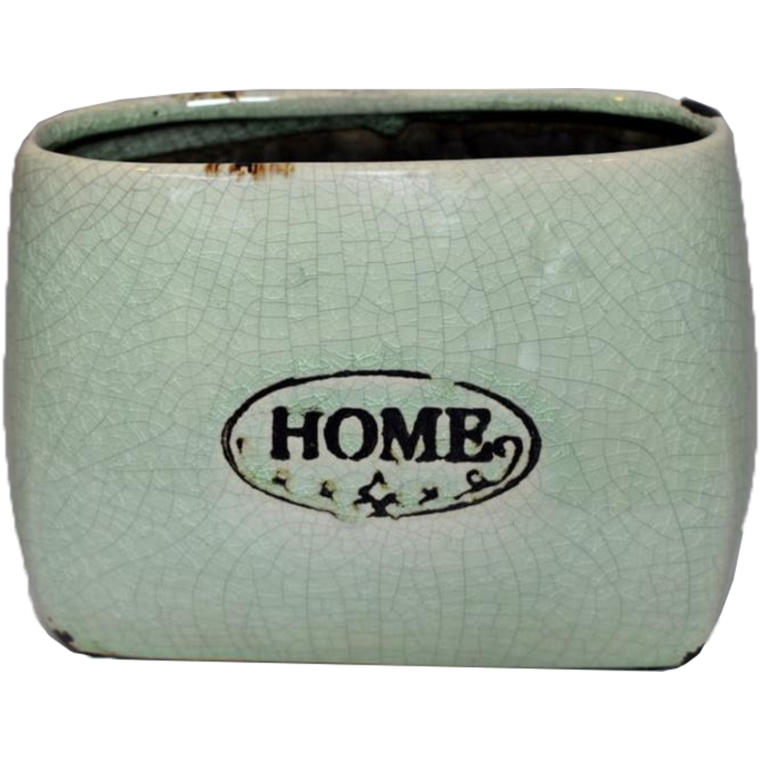 Osłonka ceramiczna Home miętowa GOLIAT YQ59526 11 × 16 cm