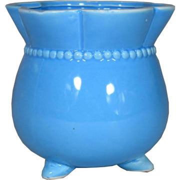 Osłonka ceramiczna turkusowa 11 × 11 cm GOLIAT