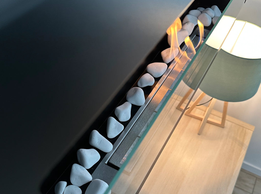 Kamienie ozdobne do biokominka – przykład użycia