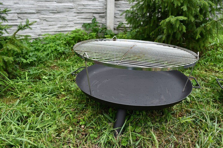 CHROMOWANY RUSZT NA TRÓJNÓG GRILLA NIERDZEWNY 60CM — zdjęcie 4
