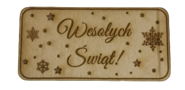 Gwiazdka świąteczna LED z drewna, ręcznie składana