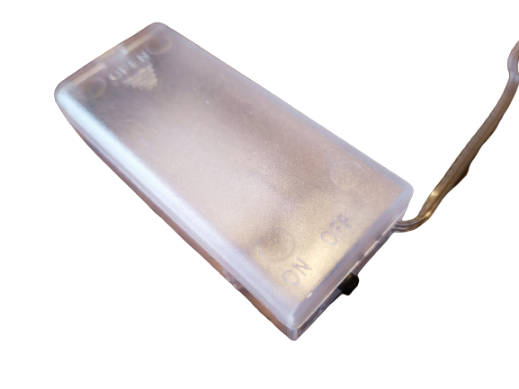 Gwiazdka świąteczna LED z drewna, ręcznie składana
