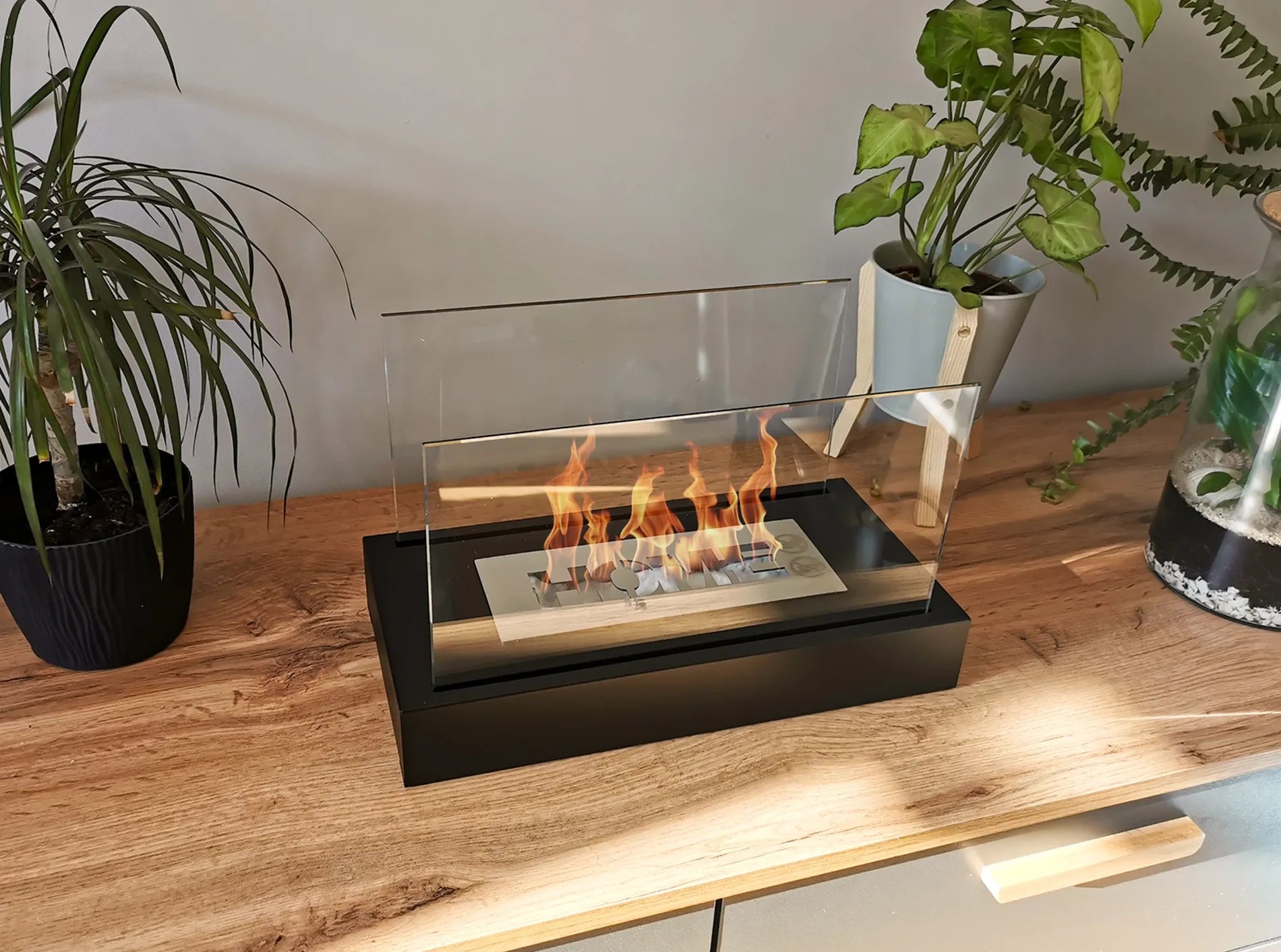Biokominek Home czarny strukturalny mat – zdjęcie producenta