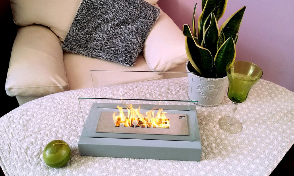 Biokominek wolnostojący Home szary mat – dodatkowe ujęcie producenta