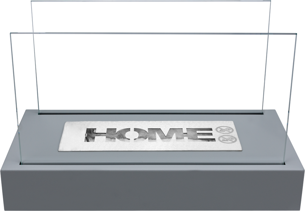 Biokominek wolnostojący Home szary mat – ujęcie produktu producenta