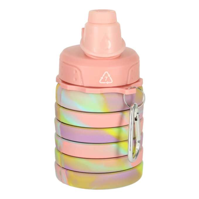 Składany bidon silikonowy 500 ml BPA FREE — tęczowy — zdjęcie 2