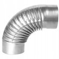 Kolanko do rur piecowych fi 120 mm