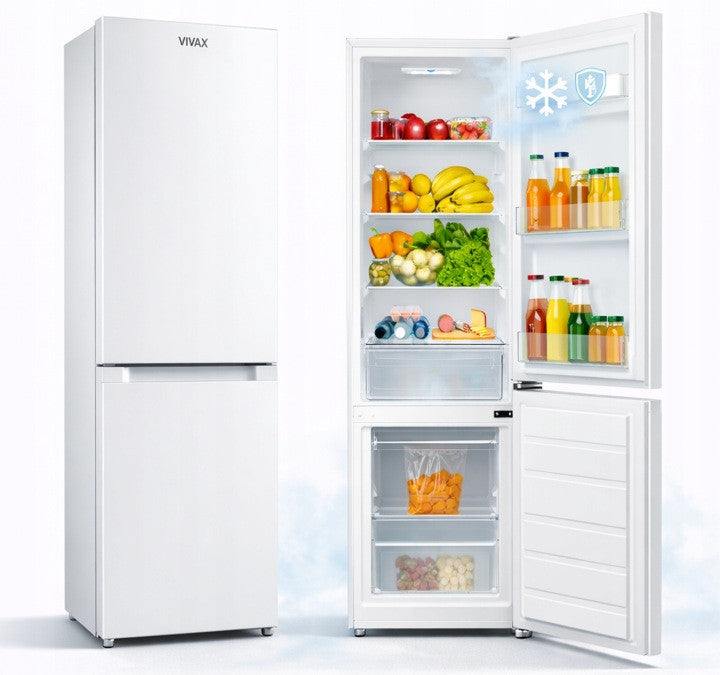 Lodówka Dwudrzwiowa 180 cm 262L Low Frost Biała 39 dB Vivax CF-259ELF W