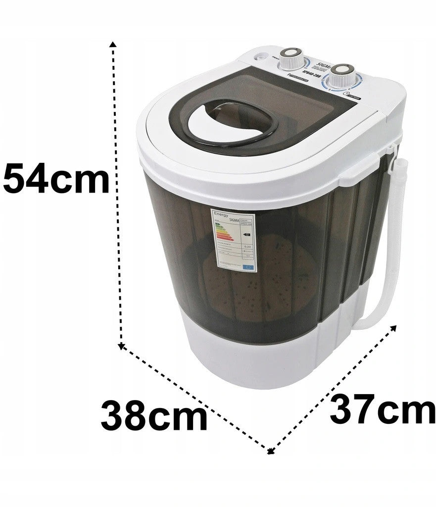 MINI Pralka Wirówka Domowa Turystyczna 4KG+1,5KG CZ OUTLET