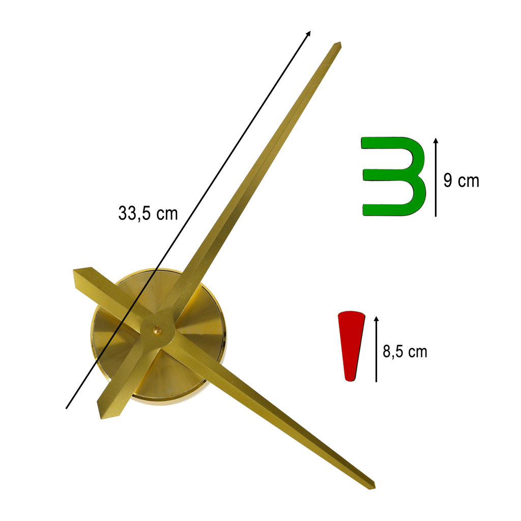 Zegar ścienny DIY 4 cyfry — zdjęcie 2