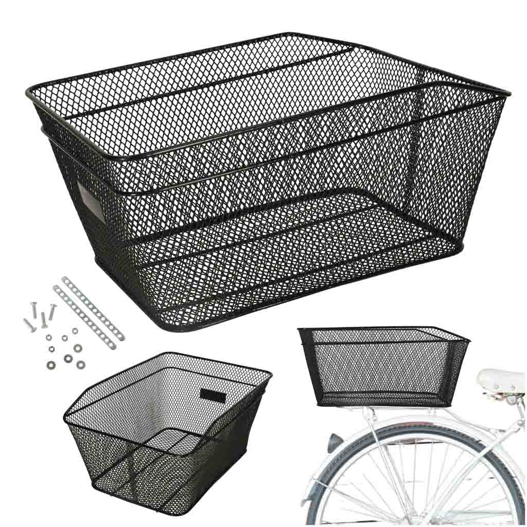 Koszyk rowerowy RALLEX — metalowy na tylny bagażnik — zdjęcie 1
