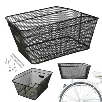 Koszyk rowerowy RALLEX — metalowy na tylny bagażnik