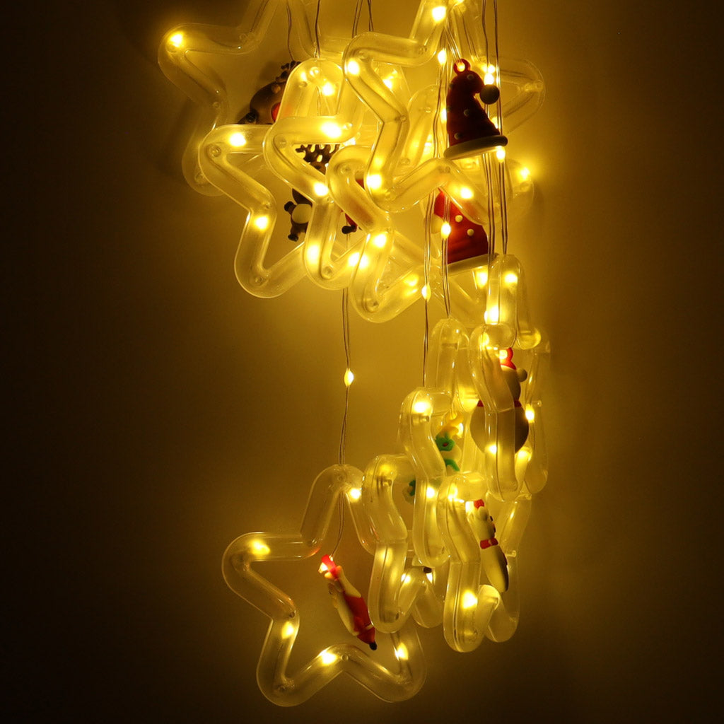 Kurtyna LED 3 m gwiazdki — ujęcie 3