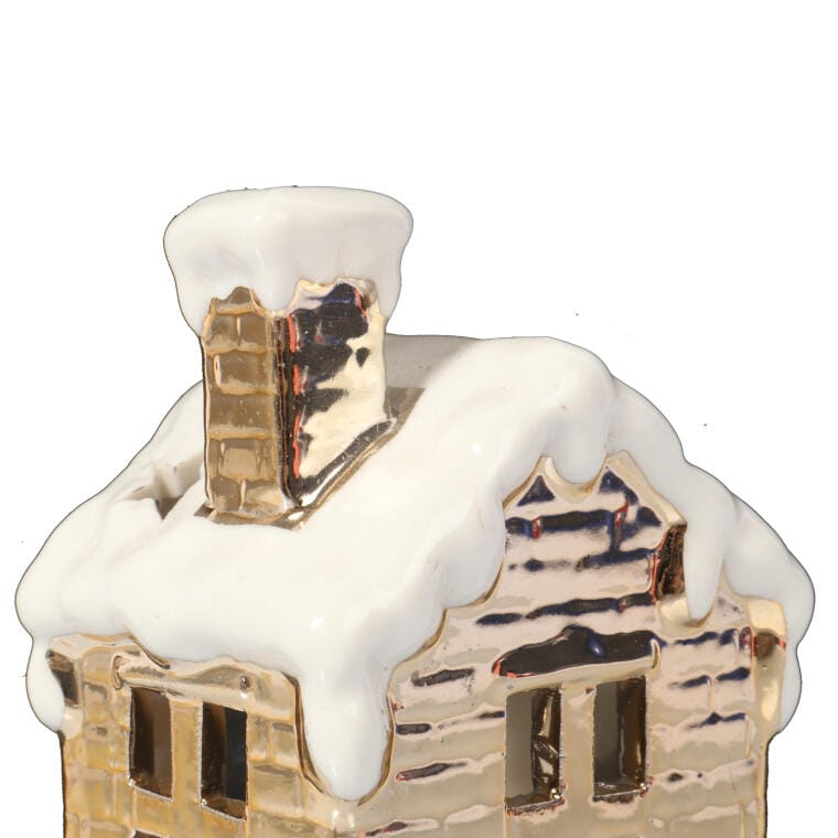 Ceramiczny lampion domek na tealight – 9 cm — oryginalna fotografia Goliat, ujęcie 2
