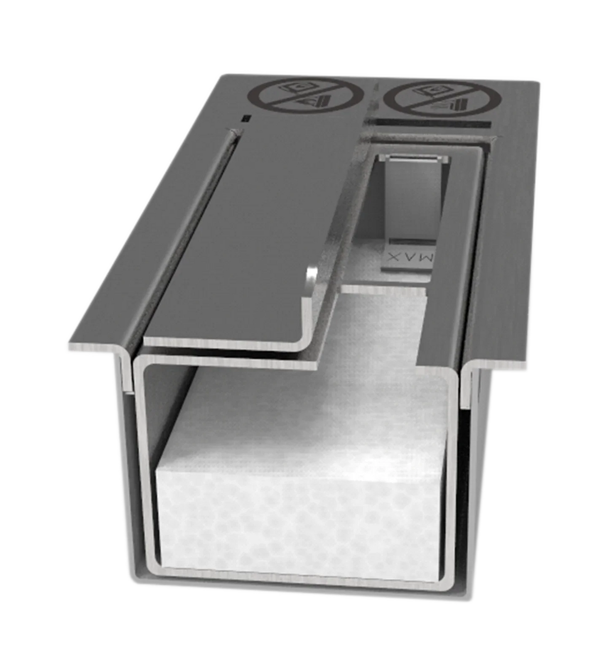 Wkład ceramiczny chłonny do palnika 20 × 30 × 3 cm — fotografia producenta GMT 3