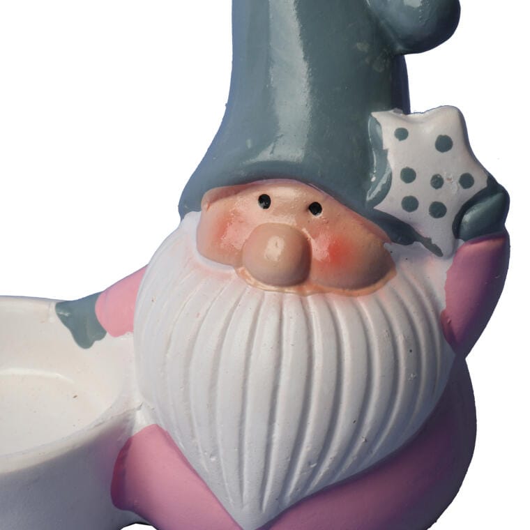 Ceramiczny Mikołaj Goliat 19875/6/M z podstawką na tealight – oryginalne ujęcie producenta