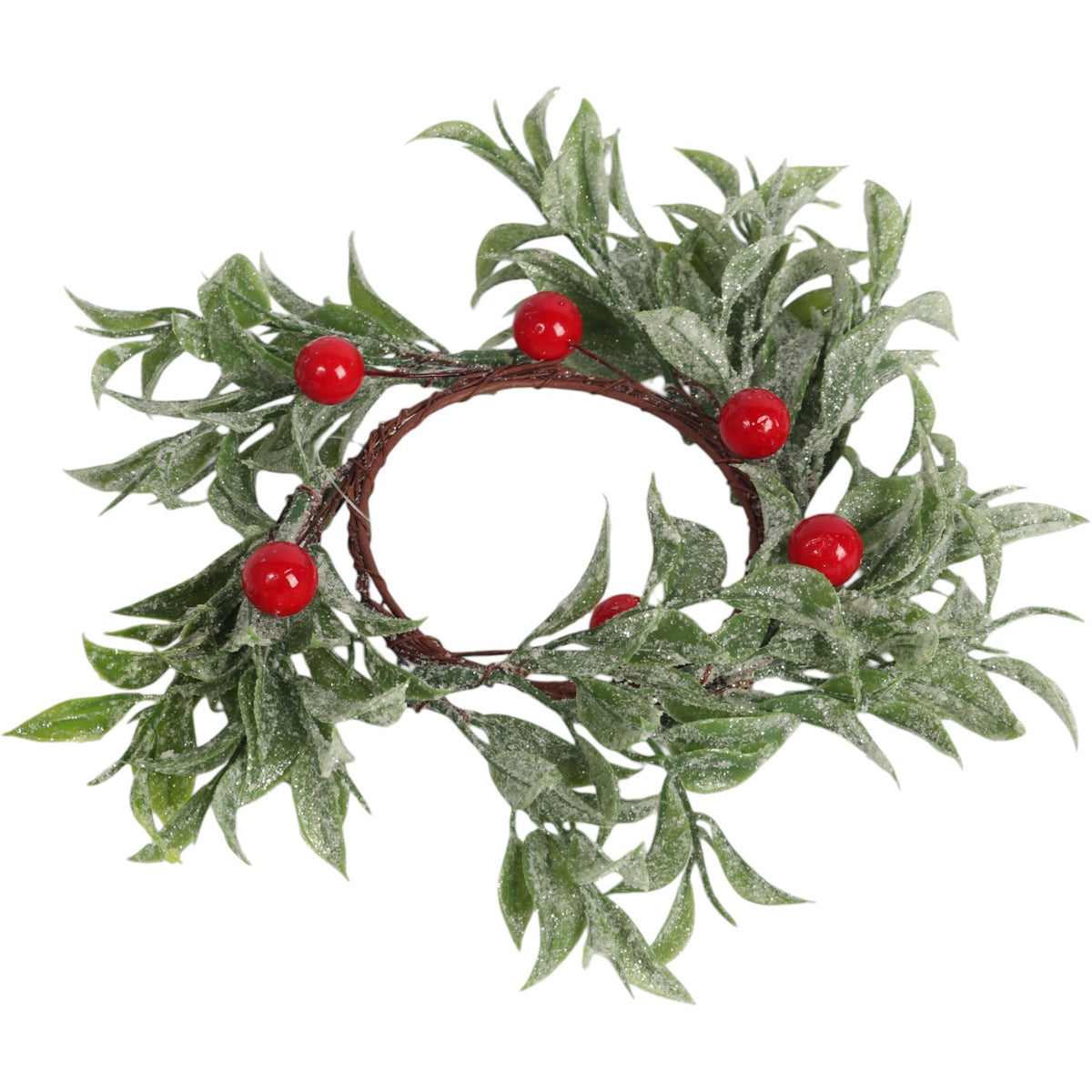Wianek jarzębinowy Goliat HG200822-4H, dodatkowe ujęcie dekoracji 20 cm