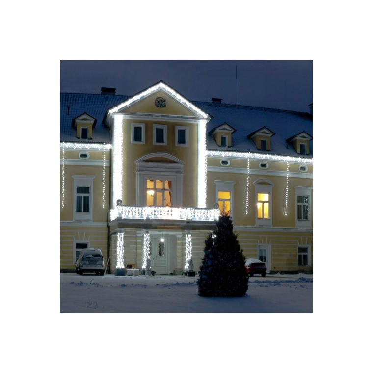 Lampki choinkowe 400 LED IP44 – zimna biel — oryginalna fotografia dokładnego wariantu Goliat 400 led IP44 ZB, ujęcie 4