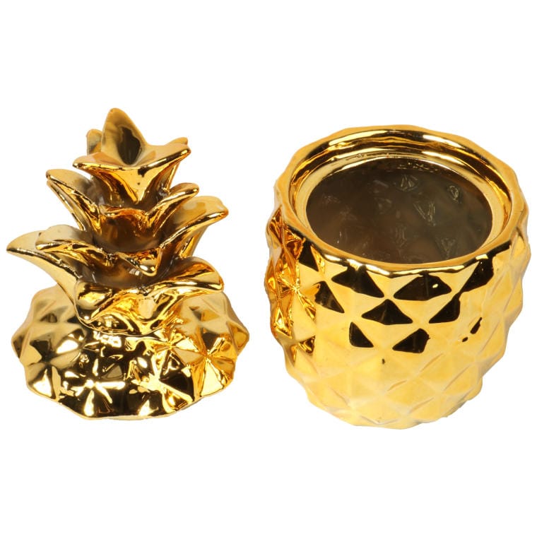 Ceramiczna szkatułka Ananas – złota, mała — oryginalna fotografia dokładnego wariantu Goliat AN-2, ujęcie 2