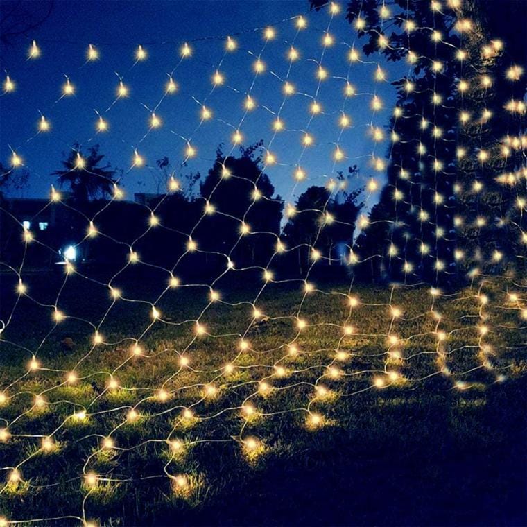 Siatka świetlna LED 1 × 1 m – ciepła biel — dodatkowe oryginalne zdjęcie właściwego SKU NET 64LED, ujęcie 4
