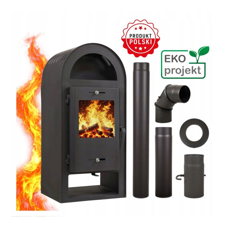 Piec HADES 6,8 kW z zestawem rur — ujęcie produktu 1