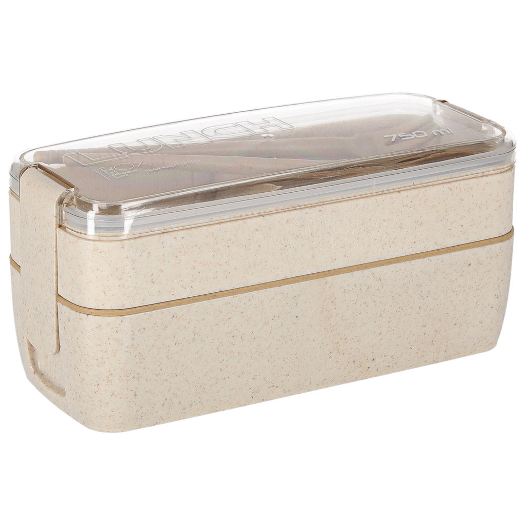 Lunch box beżowy 750 ml — widok 2