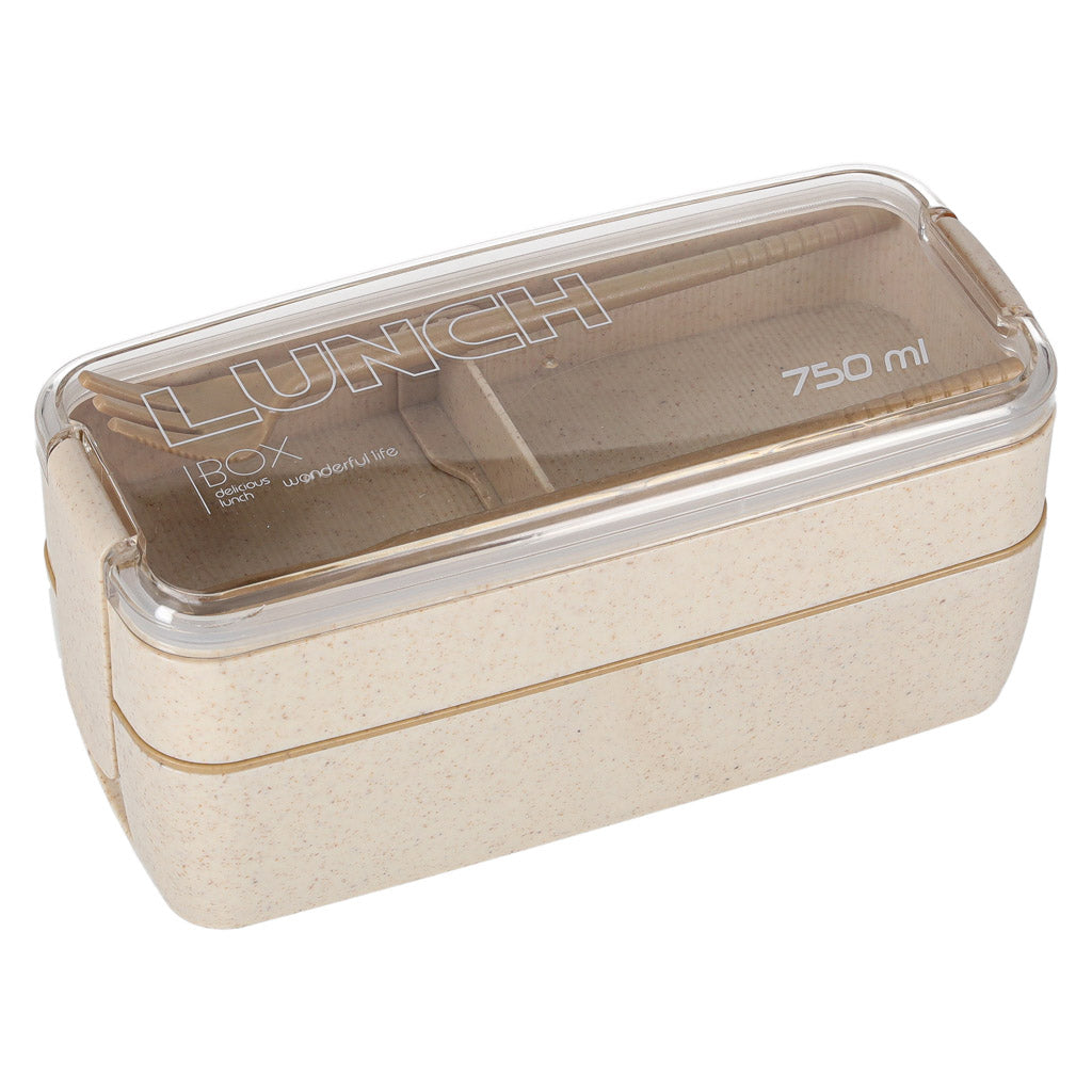 Lunch box beżowy 750 ml — widok 3