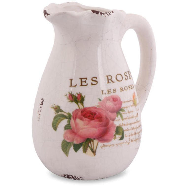 Dzbanek ceramiczny Rose Vintage – 16 cm — dodatkowe zdjęcie katalogowe właściwego wariantu, ujęcie 3