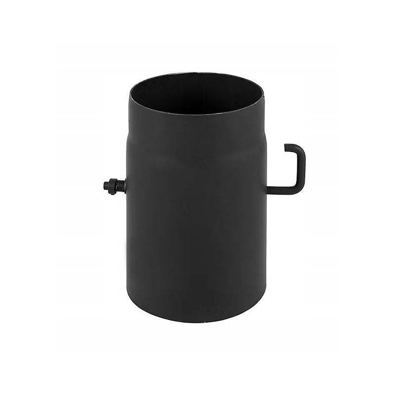 Szyber spalinowy Ø150 mm, długość 25 cm – stal węglowa