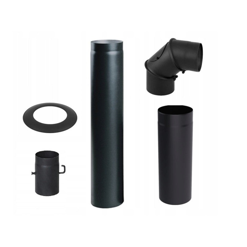 Zestaw rur przyłączeniowych do kominka Ø150 mm – NOIRHOME