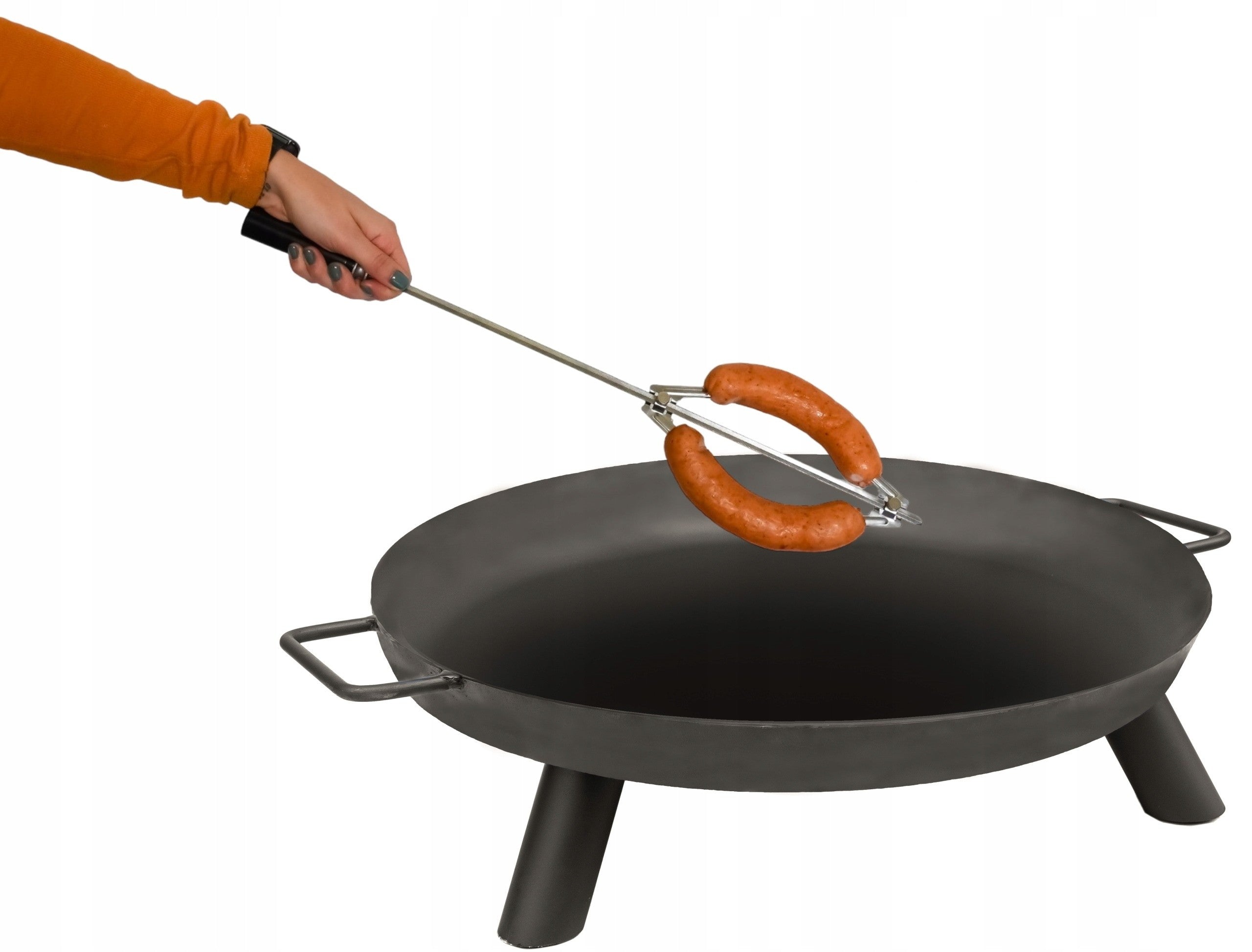 PALENISKO OGRODOWE STALOWE - 60CM GRUBOŚĆ AŻ 2 MM! — zdjęcie 3