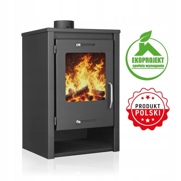 Piec stalowy LEO 6,8 kW – wolnostojący