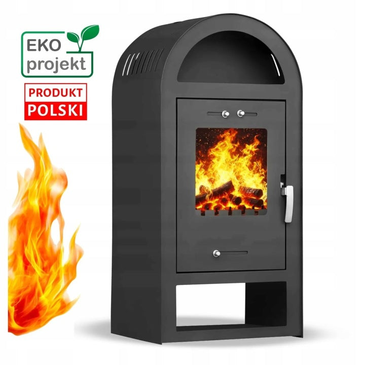 Piec stalowy HESTIA 7,5 kW + zestaw rur fi 150 – Ekoprojekt