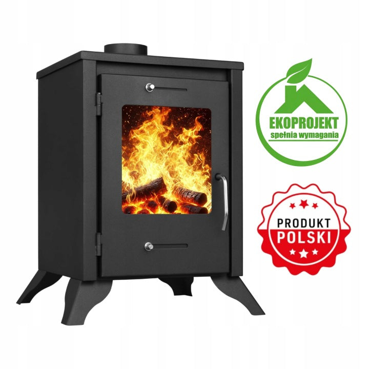 Piec stalowy ZEFIR 6,8 kW – Ekoprojekt, fi 120