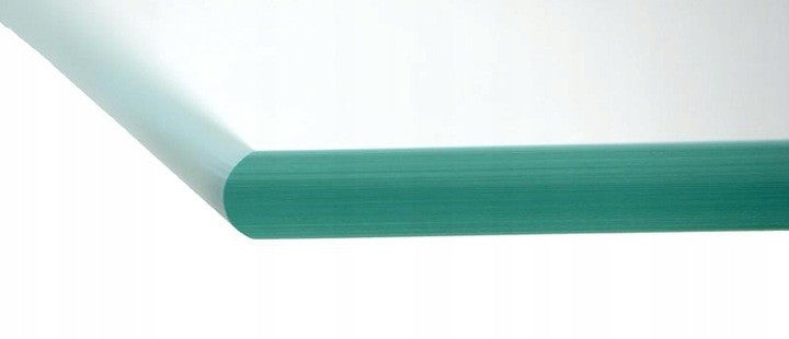 Podstawa szklana hartowana - szyba pod Piec lub Kominek 40x30 cm Biała — zdjęcie 2