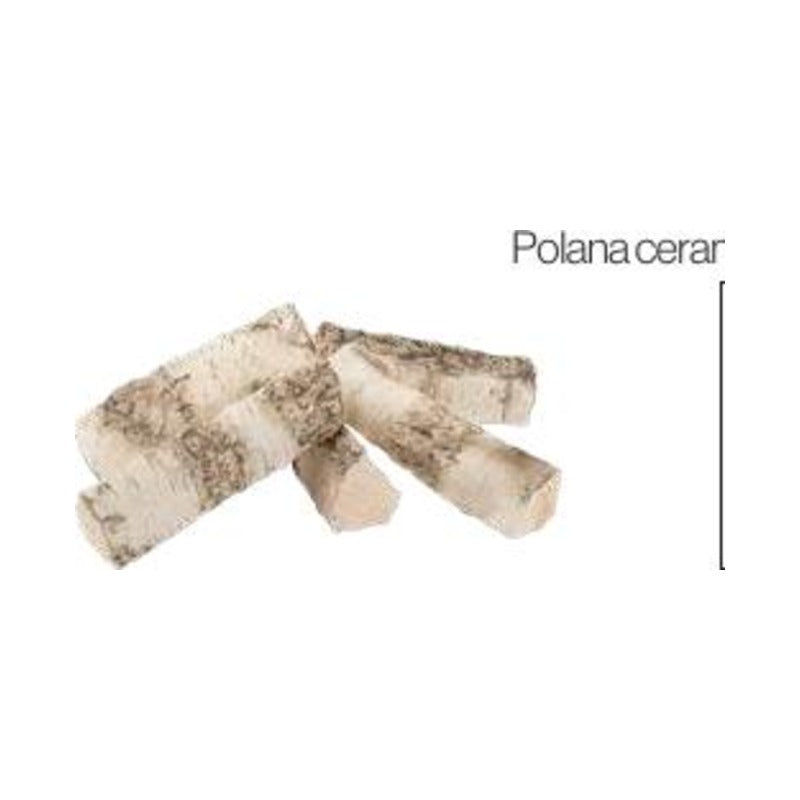 Duże polana ceramiczne do biokominka BiokominkiGMT, 4 sztuki